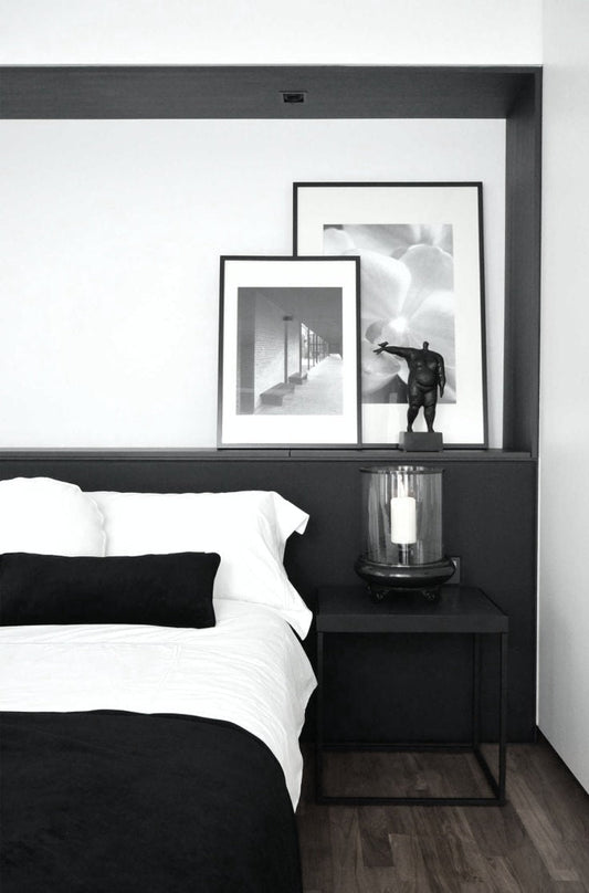 Le noir et blanc en décoration d'intérieur